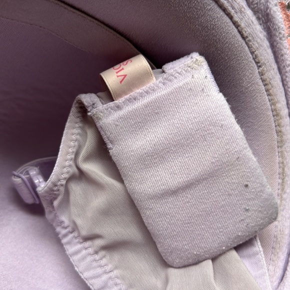 Light Pink and Purple Victoria’s Secret Lace Bra, Size 36DDD - Picture 11 of 11